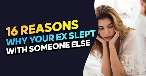 What do you do if your ex slept with someone else